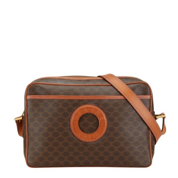 CELINE Brown Leather Shoulder Bag - Picture 1 of 7